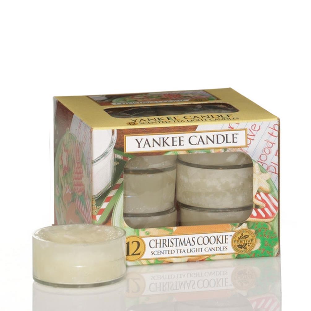Yankee Candle Christmas Cookie™ Tea Lights (Pack of 12) £6.29